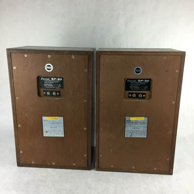Sansui SP-30 2-Way Stereo Speakers | Reverb