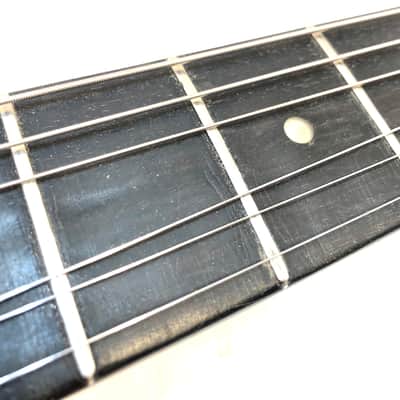 Ovation modified rat rod electric guitar rebuilt Breadwinner 1970s Black image 8