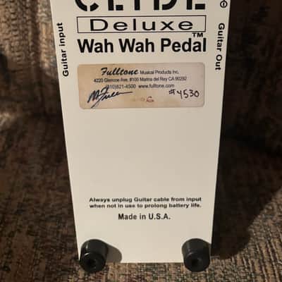 Fulltone Clyde Deluxe Wah - White image 4