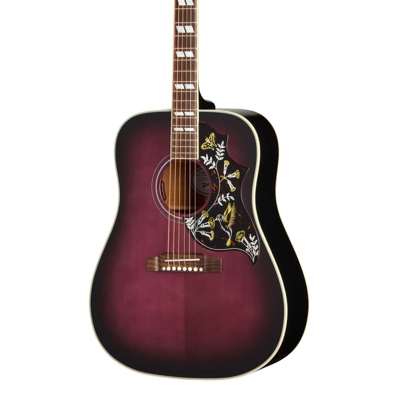 Gibson Hummingbird Standard Purple Burst w/case image 1