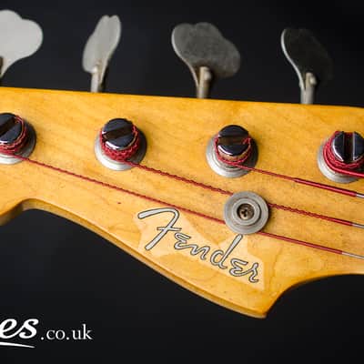 Fender Precision Bass Left Handed 1966 Aged Olympic White image 6