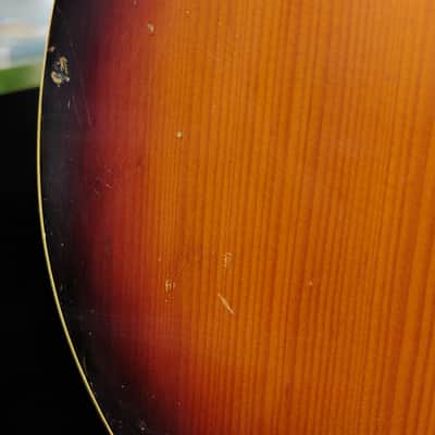 Framus Texan 5/196 Acoustic Guitar - Sunburst West Germany - Vintage 1969 Model image 10