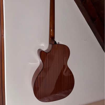 Fender CB-60SCE ACB Acoustic-Electric Bass with Laurel Fretboard 2020s - Aged Cognac Burst image 5