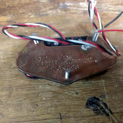 Red Rhodes Velvet Hammer Telecaster Bridge Pickup-RARE Hand-Wound Vintage 1970's w/ Original Box image 4