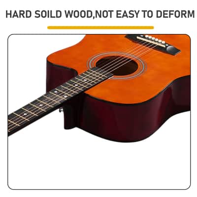 🎸Acoustic Guitar +Soft Case/Gig Bag +Tuner +Strap +Picks!🎸 image 9