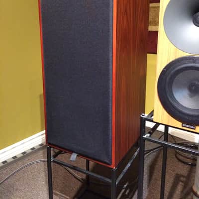 Stirling BBC LS3/6 Rosewood Speakers Monitors PAIR w/ Stands - Demo Units - Rogers Harbeth Tannoy image 6