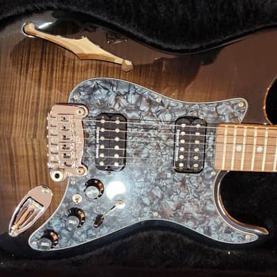 G&L USA Custom Build Legacy HB2 Semi Hollow Body Flamed Maple with 2 Seymour Duncan Coil-Splitting Humbuckers 2014 - Flame image 12