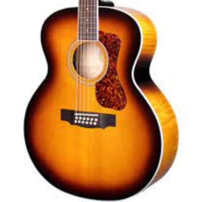 Guild   F2512 E Deluxe Maple Atb 12 String Antique Burst image 1