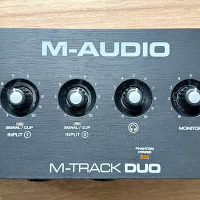 M-Audio M-Track Duo USB Audio Interface 2021 - Black with USB C cable image 3