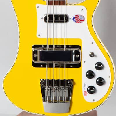 2022 Rickenbacker Limited Edition Andy Babiuk's Fab Gear 4003 Yellow Glo image 2