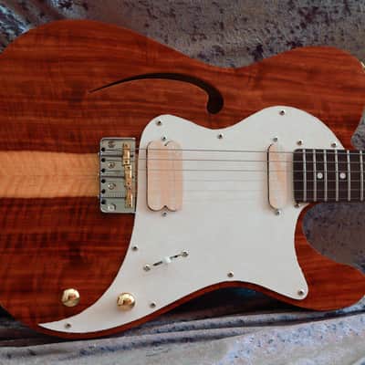 GB Liuteria Traditional Tele semi hollow kiaat image 10