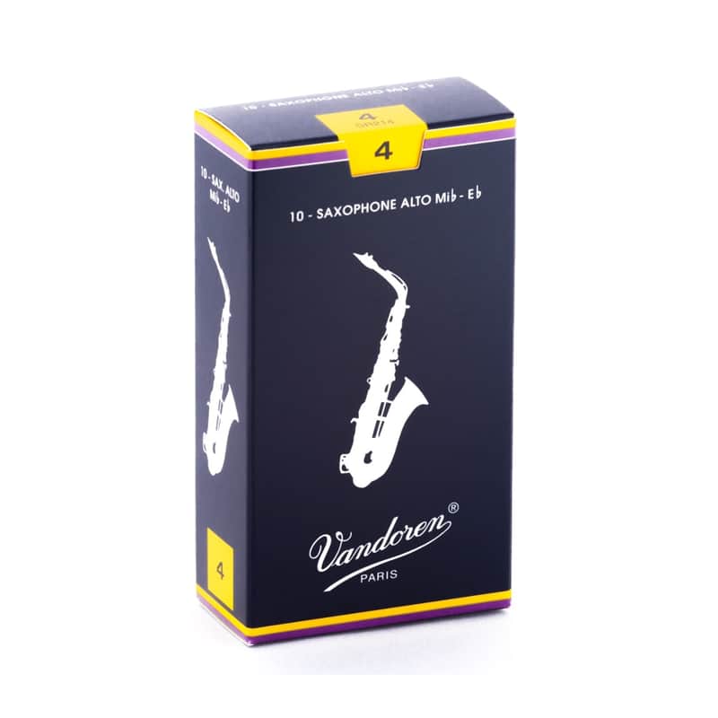 Vandoren Traditional 10-Pack Alto Saxophone Reeds - 4 image 1