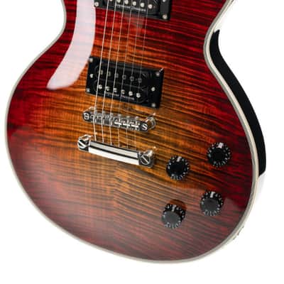 Electric Guitar Cort CR300 LP Deluxe Classic Rock, Flaming Burst image 4