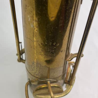 Buescher Vintage True Tone Baritone Saxophone 1927-1928 S/N 224362 MII All Original image 6