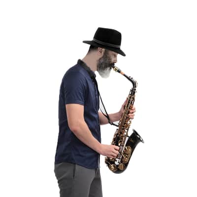Glarry Alto Saxophone E-Flat Alto SAX Eb with 11reeds, case, carekit, for Students and Beginners 2020s - Black image 9