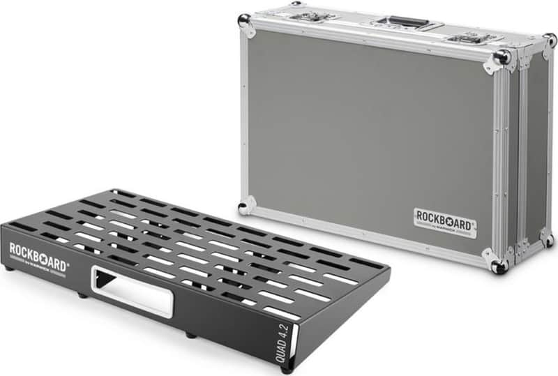 RockBoard QUAD 4.2 Pedalboard, 24.5" x 12.5" w/ Flight Case image 1