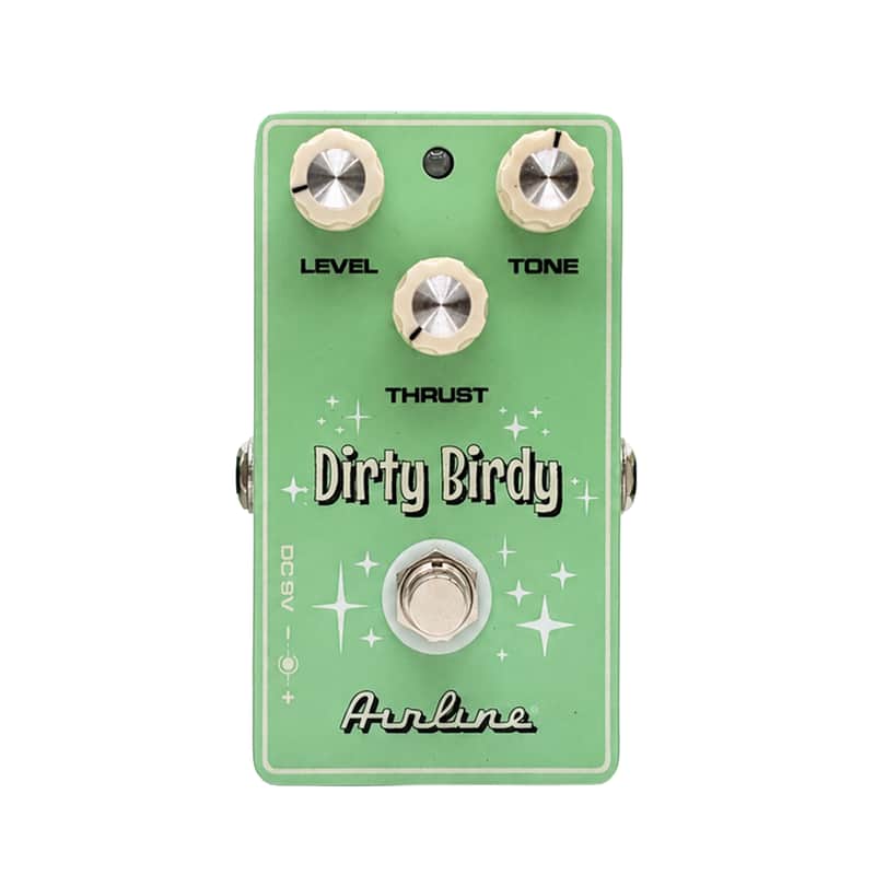 Airline Dirty Birdy Fuzz Pedal-Seafoam Sparkle image 1