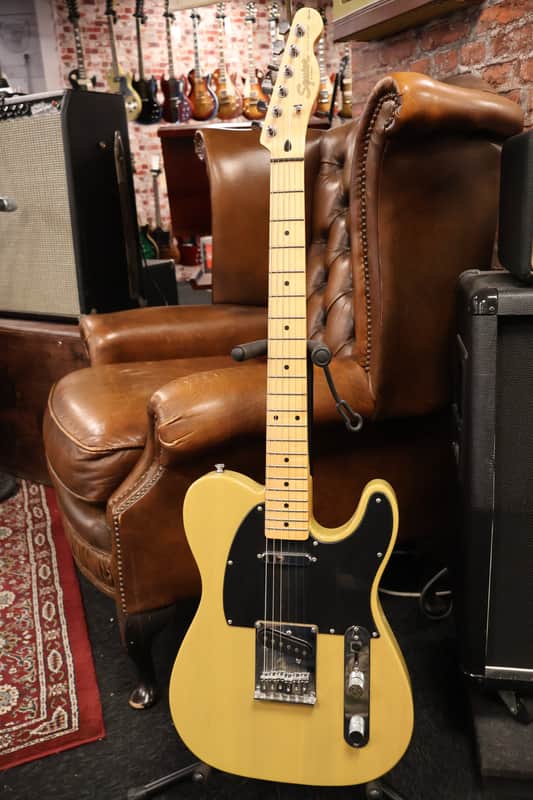Squier Affinity Telecaster Black Pickguard, Butterscotch Blonde (USED) image 1