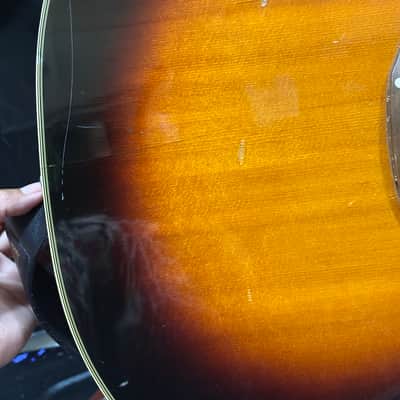 Ovation 1667 Legend 1982 - 1984 - Sunburst Acoustic Electric Guitar image 7