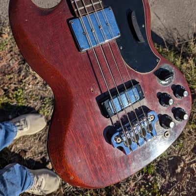 Gibson EB-3 1967- Cherry Red image 4