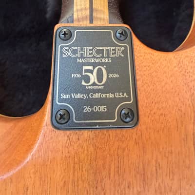 Schecter Schecter USA Custom Shop Mastworks Sunset Custom II Exotic Electric Guitar 2026 - Exotic Sunset ll 2026 - Natural ~ image 10