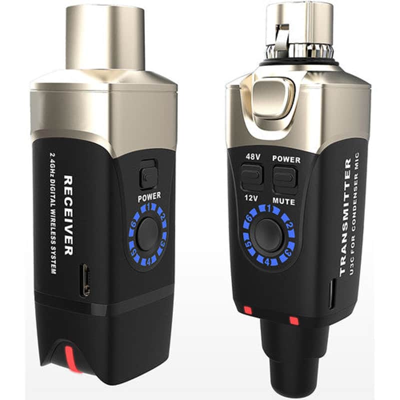 Xvive U3C XLR Microphone Wireless System - Black image 1