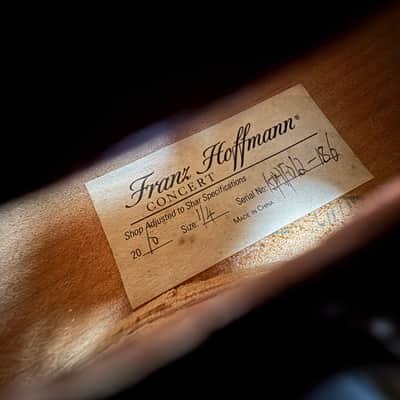 Franz Hoffmann 1/4 Size Violin Outfit w/ Bow & Hard Case - Used, Good Condition image 3