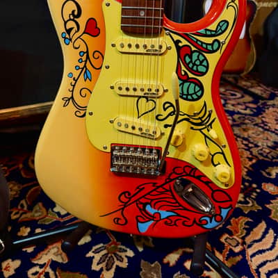 Vintage Guitars LV59 Pro Shop STRAT UNIQUE “Summer of Love “ HENDRIX MONTEREY Lefty/Right 2026 image 6