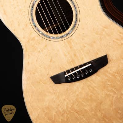 Goodall Parlor 14 Fret Cutaway - Bearclaw Sitka Spruce & Macassar Ebony image 14