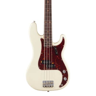 Fender American Vintage II 1960 Precision Bass RW Olympic White w/case image 1