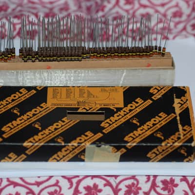 Stackpole 100k 1/2w vintage resistors 1960 (?) image 1
