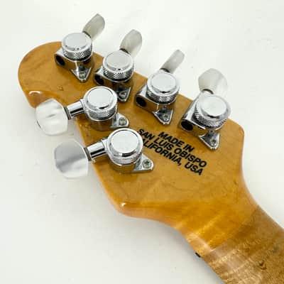 1999 Ernie Ball Music Man Axis Super Sport HH Hardtail - Translucent Gold image 9