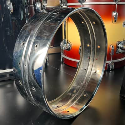 Vintage 70's Pearl COS Made In Japan 5x14" Snare Drum Shell image 3
