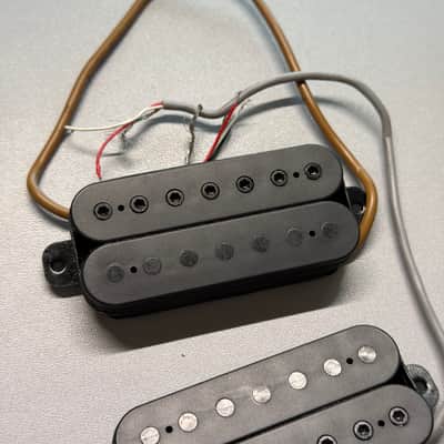 Ibanez Prestige V87 V77 7 String Electric Guitar Pickup Set Black Humbuckers Japan Bridge & Neck RG1527 image 6