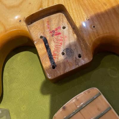 1973 Fender Jazz Bass Natural w/ Vintage Hard Case image 9