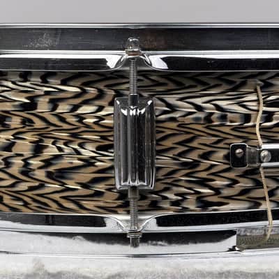 Rogers 5x14" Luxor Cleveland-Era Snare Drum - Black Onyx #7517 image 8