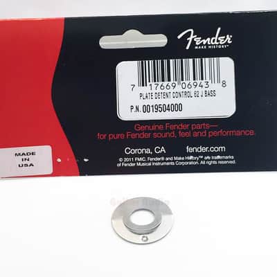 Genuine Fender '62 Jazz J Bass Knob Detent Control Plate - 001-9504-000 image 1