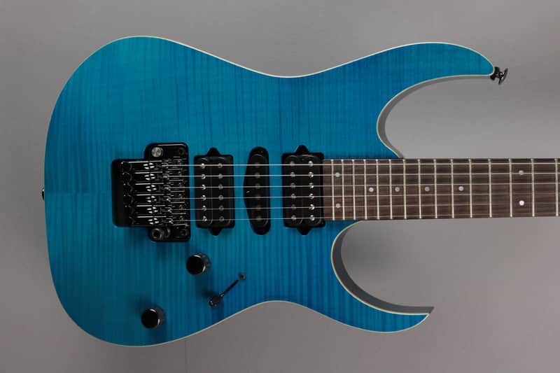 ギター Ibanez RG3770FZ PrestigeTransparentBlue Ibanez Prestige RG3770 FZ-TB, Transparent Blue | Reverb