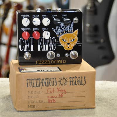 FUZZROCIOUS Cat King MF Momentary Feedback / OD Disto Fuzz / RAT Type / Made In USA image 5