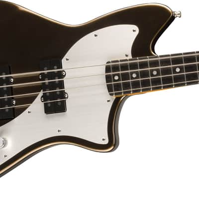 Fender American Ultra II Meteora Bass, Ebony Fingerboard, Texas Tea image 6