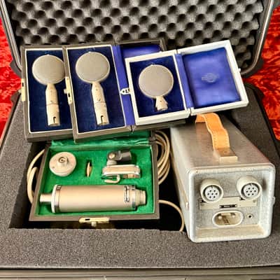Complete Neumann CMV-563 Tube microphone system c 1950 original vintage Germany m7 m8 m9 mk55 image 2