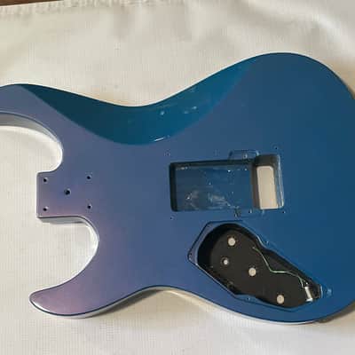 1980's Kramer USA Pacer Custom II Flip Flop FF Blue Guitar Body Floyd Ready image 10