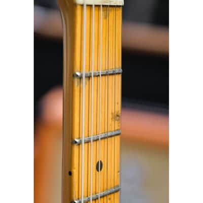 1983 Fender Standard Stratocaster (USA) with Maple Fretboard ivory white image 9