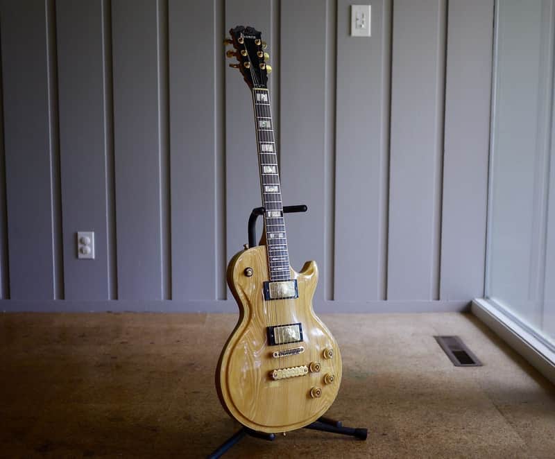 Ibanez 2671 Randy Scruggs Professional Single Cutaway HH with Vine Fretboard Inlays Ash with Gold Hardware image 2