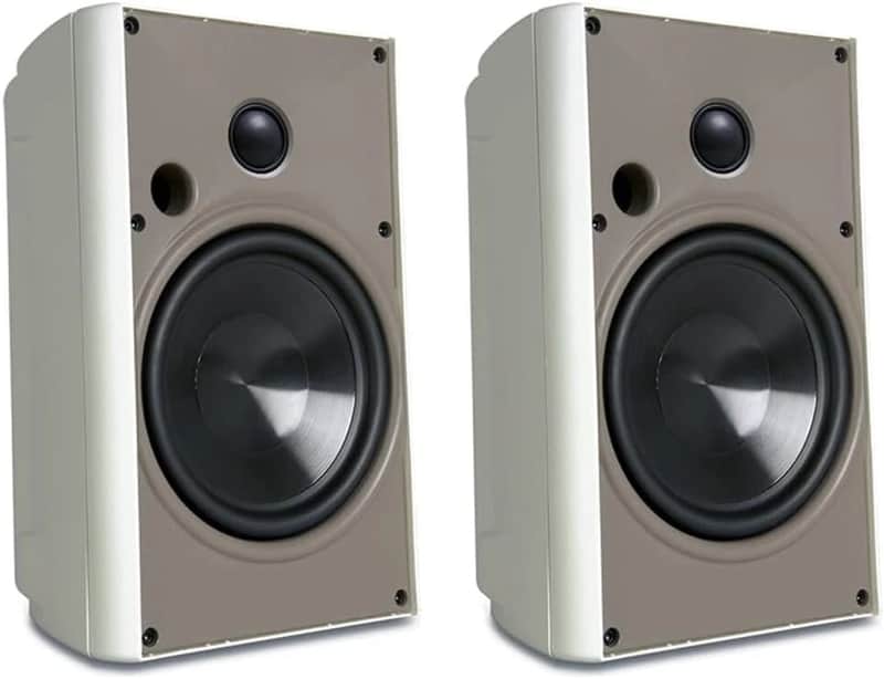 NEW Proficient AW400 Audio Systems 4" Indoor/Outdoor Speaker 1-pair White image 1