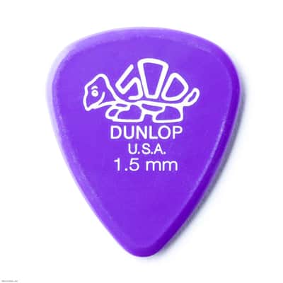 DUNLOP 41P1.5 Delrin 500 Standard 1.5 (12) Pick Pack image 1