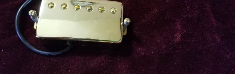 Firefly Gold Covered Humbucker- Deep Profile 10.5k Gold 4-Conductor image 1