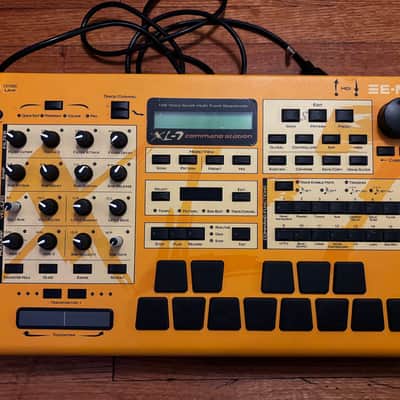 E-MU Systems XL-7 Command Station 128-Voice Synthesizer 2001 - Yellow / Black image 1