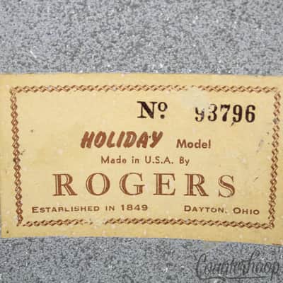 Rogers 16x16"Floor Tom Drum Shell Dayton Holiday/Powertone 5Ply Keller Maple USA image 9