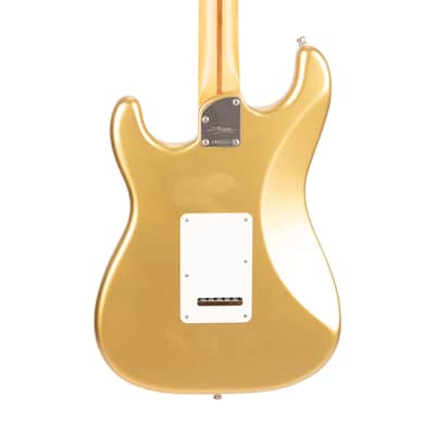 2020 Fender Lincoln Brewster Stratocaster Electric Guitar, Maple FB, Aztec Gold, LB0XXXX image 5